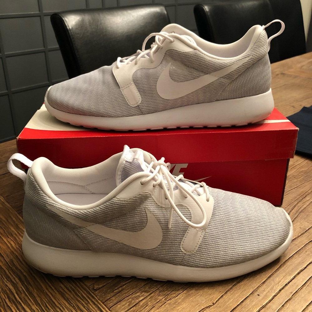 Nike Roshe One - Mens - Size 13 - White/White-Pure Platinum